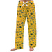 Baylor Bears Repeat Print Hand Sketched Vive La Fete Impressions Artwork Womens  Gold  Lounge Pants