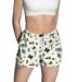 Baylor Bears Repeat Print Hand Sketched Vive La Fete Impressions Artwork Womens White Lounge Shorts