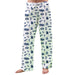 BYU Cougars Repeat Print Hand Sketched Vive La Fete Impressions Artwork Womens  White  Lounge Pants