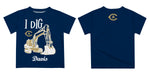 UC Davis Aggies Vive La Fete Excavator Boys Game Day Blue Short Sleeve Tee - Vive La Fête - Online Apparel Store