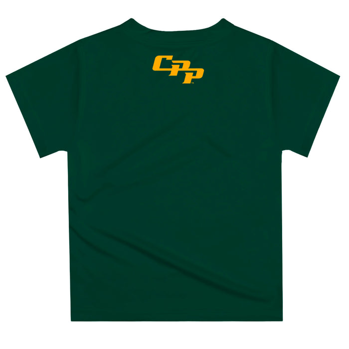 Cal Poly California State Polytechnic Pomona Broncos Vive La Fete Excavator Boys Game Day Green Short Sleeve Tee - Vive La Fête - Online Apparel Store