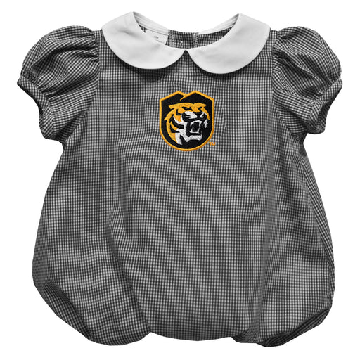 Colorado College Tigers Embroidered Black Girls Baby Bubble Short Sleeve