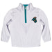 Coastal Carolina Chanticleers CCU Hand Sketched Vive La Fete Impressions Artwork  White Quarter Zip Pullover V1