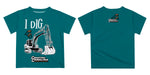 Coastal Carolina Chanticleers CCU Vive La Fete Excavator Boys Game Day Teal Short Sleeve Tee - Vive La Fête - Online Apparel Store