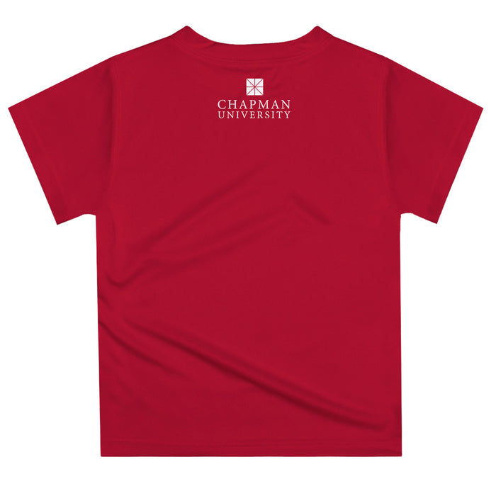 Chapman University Panthers Vive La Fete Excavator Boys Game Day Red Short Sleeve Tee - Vive La Fête - Online Apparel Store