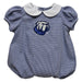 The Citadel Bulldogs Embroidered Navy Girls Baby Bubble Short Sleeve