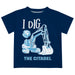 The Citadel Bulldogs Vive La Fete Excavator Boys Game Day Navy Short Sleeve Tee