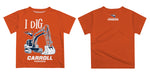 Carroll Pioneers Vive La Fete Excavator Boys Game Day Orange Short Sleeve Tee - Vive La Fête - Online Apparel Store