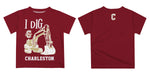 Charleston Cougars COC Vive La Fete Excavator Boys Game Day Maroon Short Sleeve Tee - Vive La Fête - Online Apparel Store