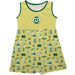 Colorado State Rams CSU Sleeveless Tank Dress Girls Gold Repeat Print Hand Sketched Vive La Fete Impressions