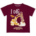 Cal State Dominguez Hills DH Toros CSUDH  Vive La Fete Excavator Boys Game Day Cardinal Short Sleeve Tee