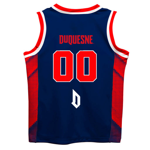 Duquesne Dukes Vive La Fete Game Day Blue Boys Fashion Basketball Top - Vive La Fête - Online Apparel Store