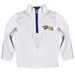 Drexel University Dragons Hand Sketched Vive La Fete Impressions Artwork  White Quarter Zip Pullover V1