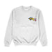 Drexel University Dragons Hand Sketched Vive La Fete Impressions Artwork Womens  White Crewneck Sweatshirt