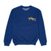 Drexel University Dragons Hand Sketched Vive La Fete Impressions Artwork Womens  Blue Crewneck Sweatshirt