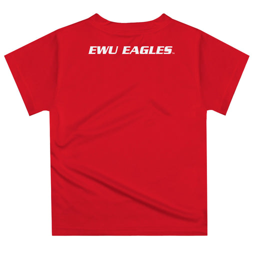 Eastern Washington University Eagles EWU Vive La Fete Excavator Boys Game Day Red Short Sleeve Tee - Vive La Fête - Online Apparel Store