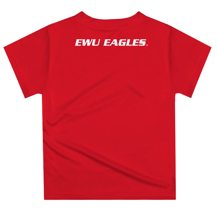 Eastern Washington University Eagles EWU Vive La Fete Excavator Boys Game Day Red Short Sleeve Tee - Vive La Fête - Online Apparel Store