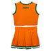 Florida A&M University Rattlers Vive La Fete Game Day Orange Sleeveless Cheerleader Set - Vive La Fête - Online Apparel Store