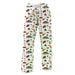 Florida A&M University Rattlers Repeat Print Hand Sketched Vive La Fete Impressions Artwork Womens  White  Lounge Pants