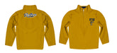 FIU Panthers Vive La Fete Logo and Mascot Name Womens Gold Quarter Zip Pullover - Vive La Fête - Online Apparel Store
