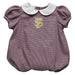 Florida State Seminoles Embroidered Maroon Girls Baby Bubble Short Sleeve