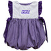 Grand Canyon University GCU Lopes Embroidered Purple Gingham Girls Bubble