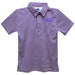 Grand Canyon University GCU Lopes Embroidered Purple Stripes Short Sleeve Polo Box Shirt