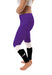 Grand Canyon Lopes Vive La Fete Game Day Collegiate Ankle Color Block Women Purple Black Yoga Leggings - Vive La Fête - Online Apparel Store