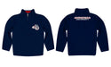 Gonzaga Bulldogs Zags Vive La Fete Logo and Mascot Name Womens Blue Quarter Zip Pullover - Vive La Fête - Online Apparel Store