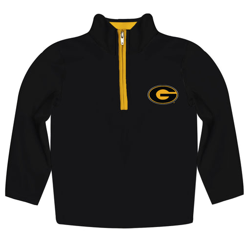 Grambling State Tigers GSU Hand Sketched Vive La Fete Impressions Artwork  Black Quarter Zip Pullover V1