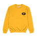 Grambling State Tigers GSU Hand Sketched Vive La Fete Impressions Artwork Womens  Gold Crewneck Sweatshirt