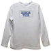 Georgia Tech Yellow Jackets Smocked White Knit Long Sleeve Boys Tee Shirt