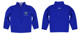 Grand Valley State Lakers Vive La Fete Logo and Mascot Name Womens Blue Quarter Zip Pullover - Vive La Fête - Online Apparel Store