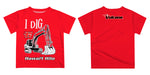 Hawaii Hilo Vulcans Vive La Fete Excavator Boys Game Day Red Short Sleeve Tee - Vive La Fête - Online Apparel Store