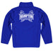 Hampton Pirates Vive La Fete Logo and Mascot Name Womens Blue Quarter Zip Pullover - Vive La Fête - Online Apparel Store