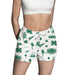 Hawaii Rainbow Warriors Repeat Print Hand Sketched Vive La Fete Impressions Artwork Womens White Lounge Shorts