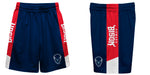 Howard Bison Vive La Fete Game Day Blue Stripes Boys Solid Black Athletic Mesh Short - Vive La Fête - Online Apparel Store