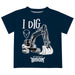 Howard University Bison Vive La Fete Excavator Boys Game Day Blue Short Sleeve Tee