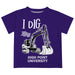 High Point University Panthers HPU Vive La Fete Excavator Boys Game Day Purple Short Sleeve Tee