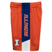 Illinois Fighting Illini Vive La Fete Game Day Orange Stripes Boys Solid Blue Athletic Mesh Short - Vive La Fête - Online Apparel Store