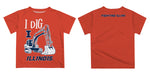 Illinois Fighting Illini Vive La Fete Excavator Boys Game Day Orange Short Sleeve Tee - Vive La Fête - Online Apparel Store