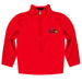 Illinois State Redbirds Vive La Fete Logo and Mascot Name Womens Red Quarter Zip Pullover