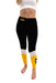 Iowa Hawkeyes Vive La Fete Game Day Collegiate Ankle Color Block Women Black Gold Yoga Leggings