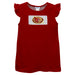 Iowa State Cyclones ISU Smoked Red Knit Angel Wing Sleeves Girls Tshirt - Vive La Fête - Online Apparel Store