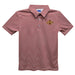 Iowa State Cyclones ISU Red Stripes Short Sleeve Polo Box Shirt