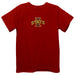 Iowa State Cyclones ISU Embroidered Red knit Short Sleeve Boys Tee Shirt