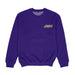 James Madison University Dukes Hand Sketched Vive La Fete Impressions Artwork Womens  Purple Crewneck Sweatshirt