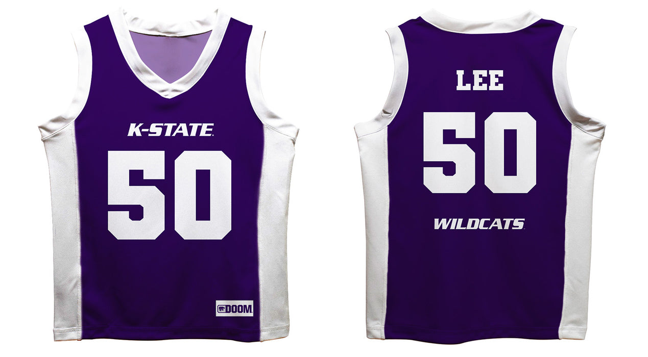 Kansas State University Wildcats K-State Vive La Fete Ayoka Lee Game Day Purple Boys Basketball Jersey