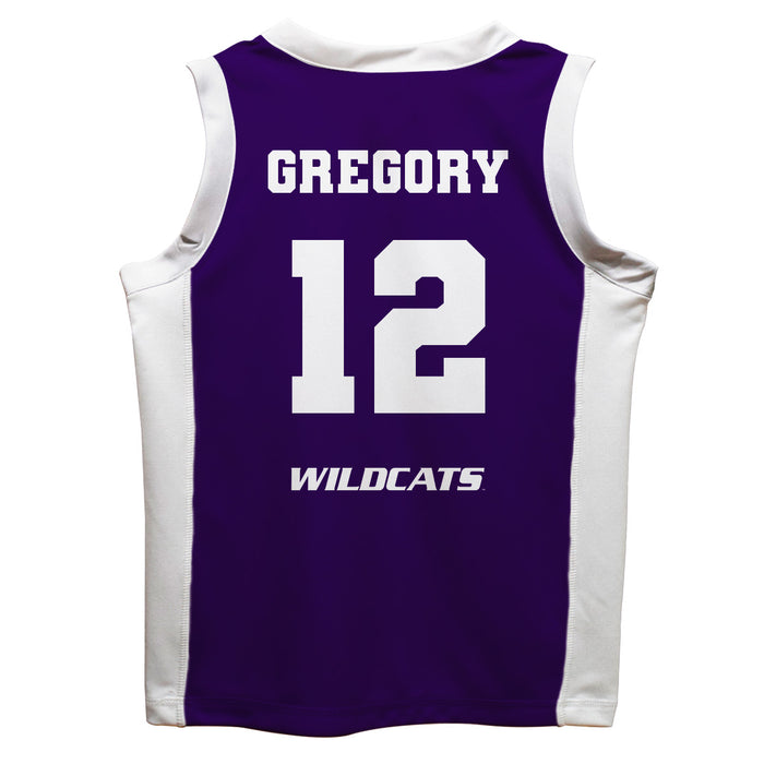 Kansas State University Wildcats K-State Vive La Fete Gabby Gregory Game Day Purple Boys Basketball Jersey