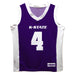 Kansas State University Wildcats K-State Vive La Fete Serena Sundell Game Day Purple Boys Basketball Jersey